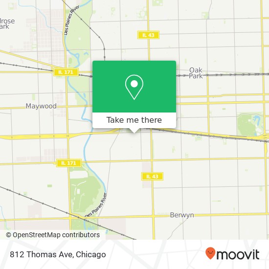 812 Thomas Ave map