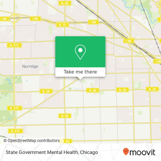 State Government Mental Health map
