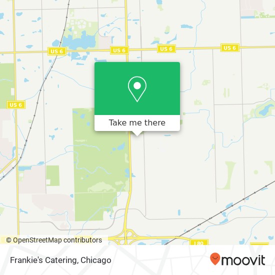 Frankie's Catering map