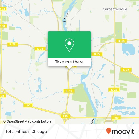 Total Fitness map