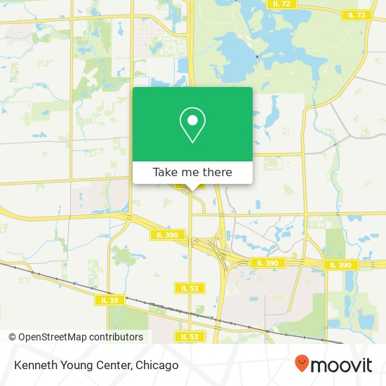 Kenneth Young Center map