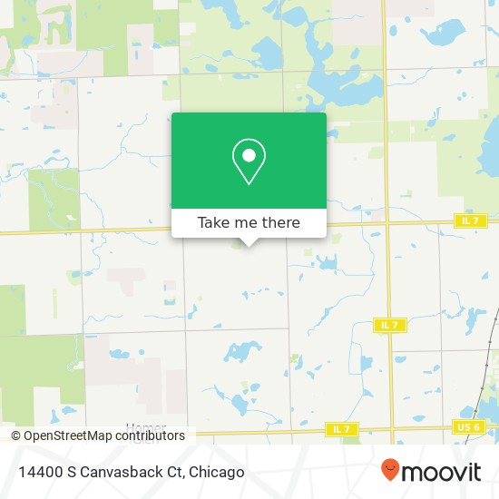 14400 S Canvasback Ct map