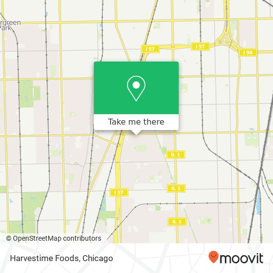 Harvestime Foods map