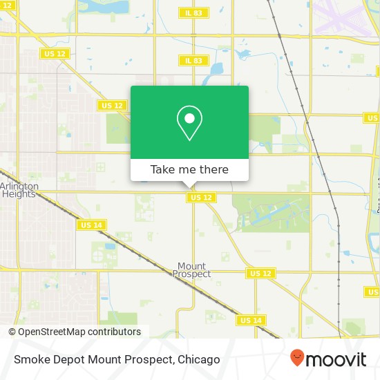 Mapa de Smoke Depot Mount Prospect