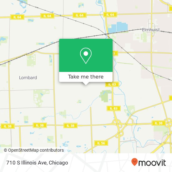 710 S Illinois Ave map