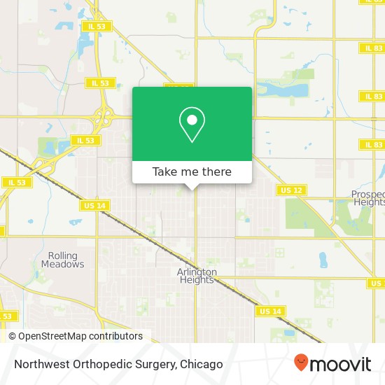 Mapa de Northwest Orthopedic Surgery