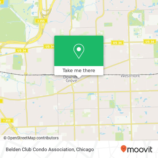 Belden Club Condo Association map