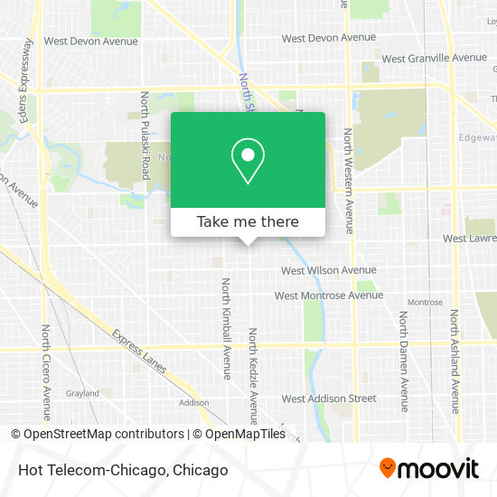 Hot Telecom-Chicago map