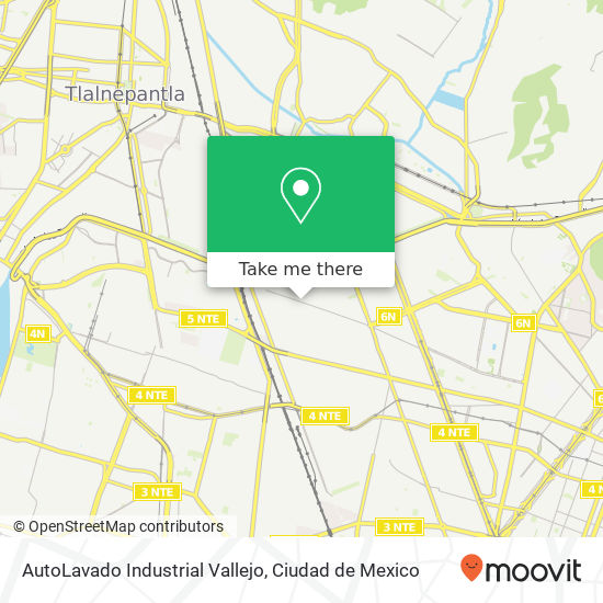 AutoLavado Industrial Vallejo map