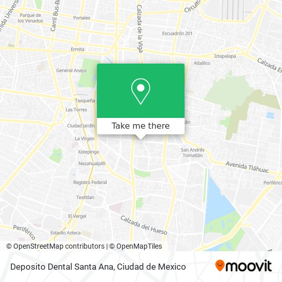 Deposito Dental Santa Ana map