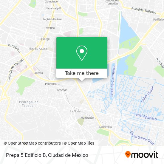Prepa 5 Edificio B map