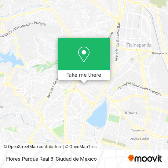 Flores Parque Real 8 map