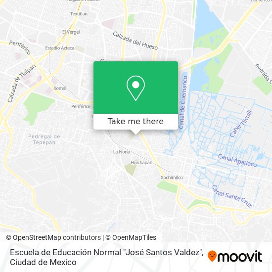 Escuela de Educación Normal "José Santos Valdez" map