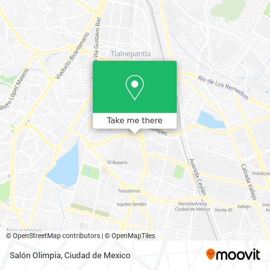 Salón Olimpia map