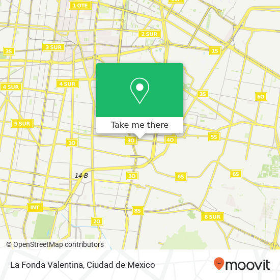 La Fonda Valentina map