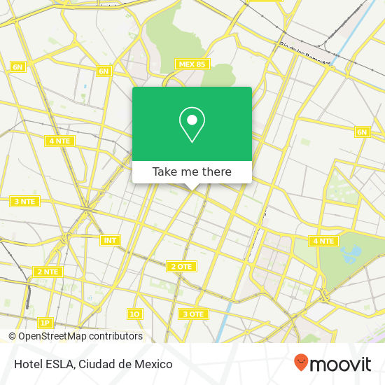 Hotel ESLA map