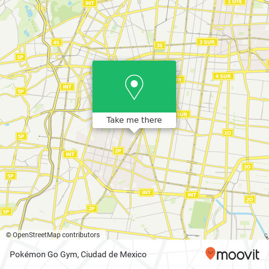 Pokémon Go Gym map