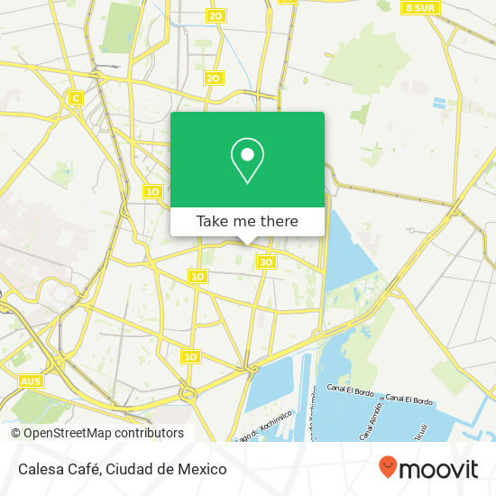 Calesa Café map