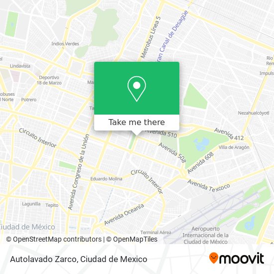 Autolavado Zarco map