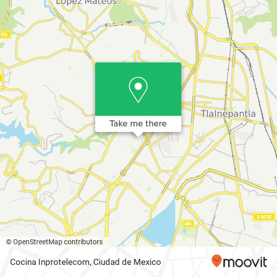 Cocina Inprotelecom map