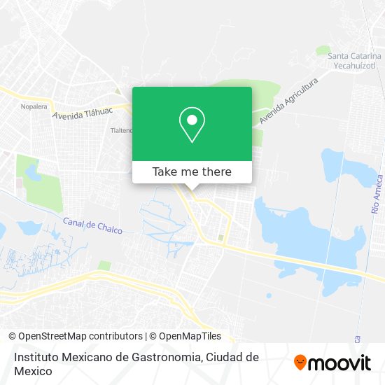 Instituto Mexicano de Gastronomia map