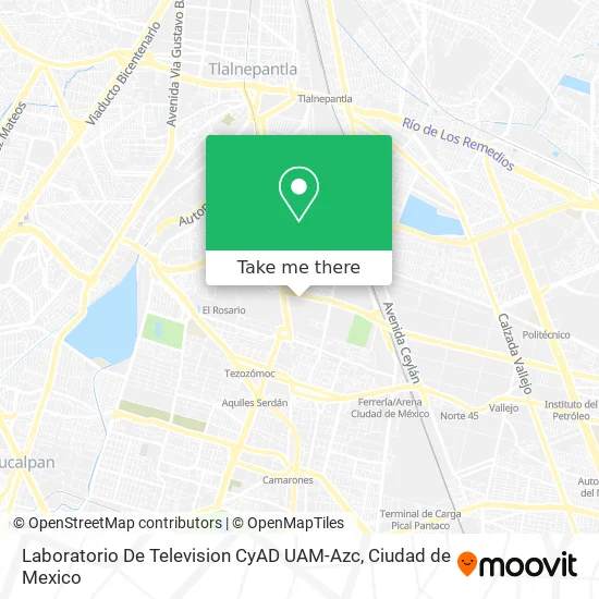 Laboratorio De Television CyAD UAM-Azc map