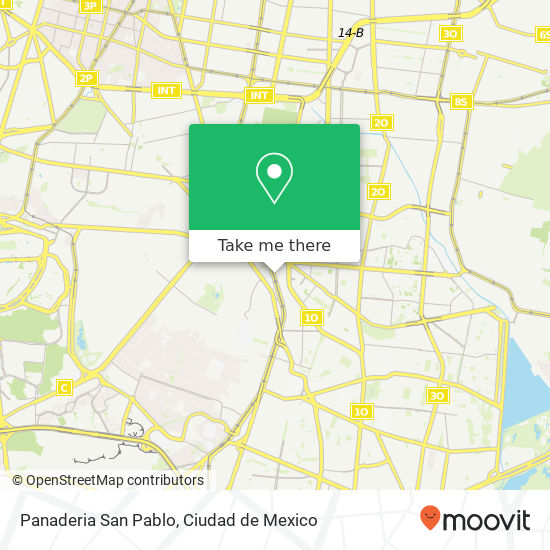 Mapa de Panaderia San Pablo