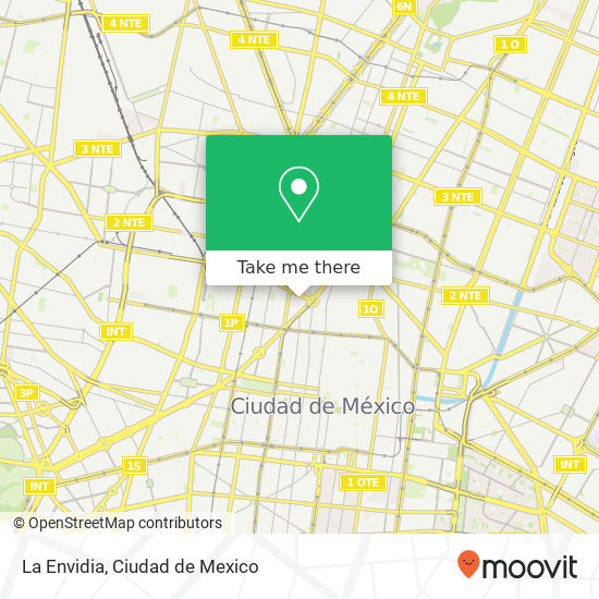 La Envidia map