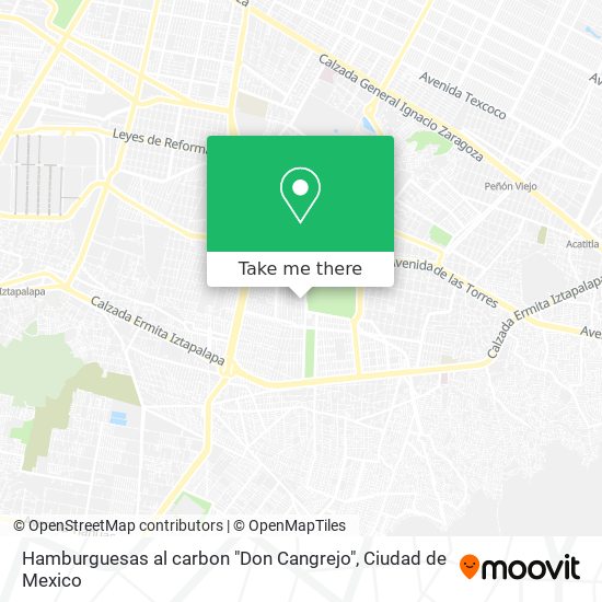 Hamburguesas al carbon "Don Cangrejo" map
