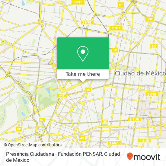 Presencia Ciudadana - Fundación PENSAR map