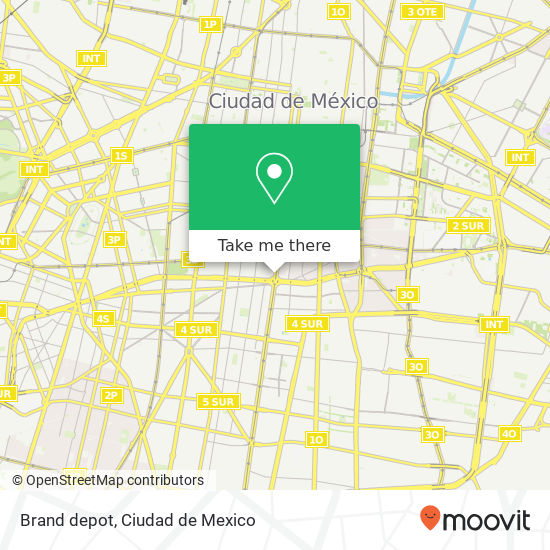 Mapa de Brand depot