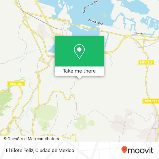 El Elote Feliz map