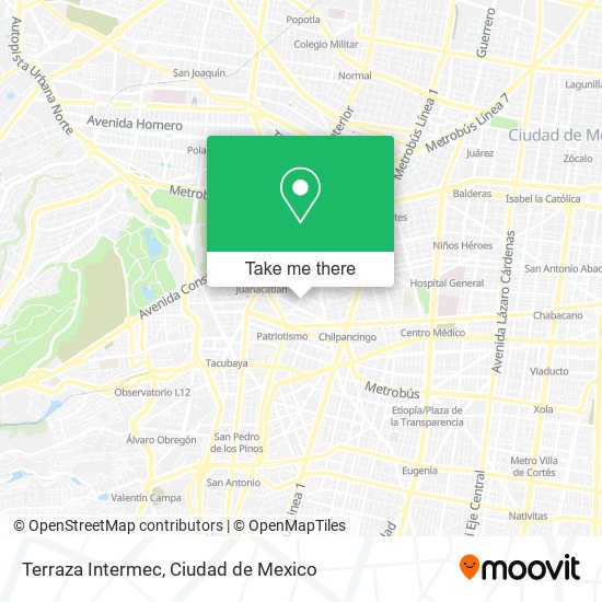 Terraza Intermec map