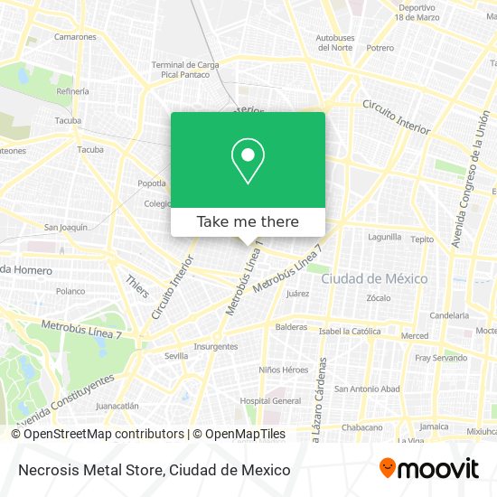 Necrosis Metal Store map