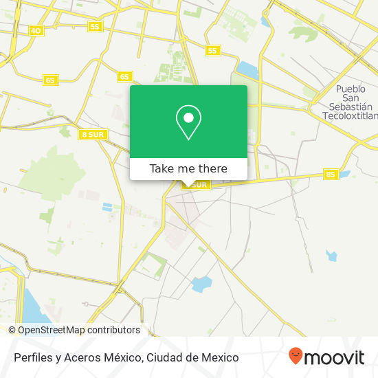Perfiles y Aceros México map