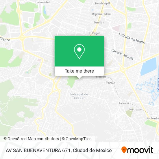 AV  SAN BUENAVENTURA 671 map