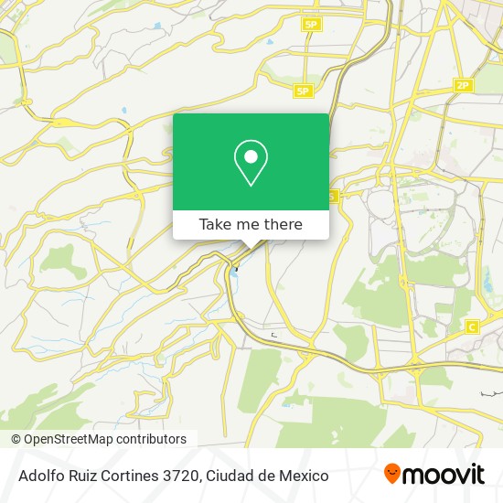 Adolfo Ruiz Cortines 3720 map