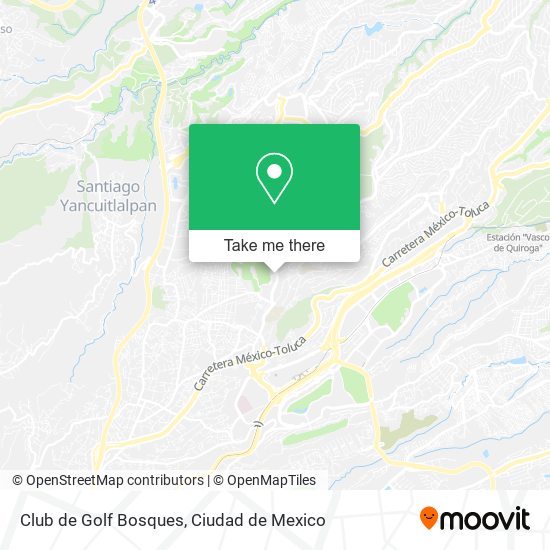 Mapa de Club de Golf Bosques