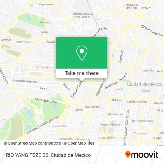 RIO YANG TSZE 22 map