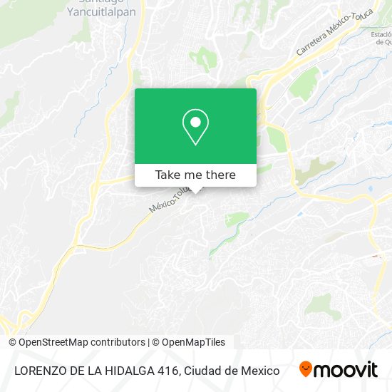 LORENZO DE LA HIDALGA 416 map