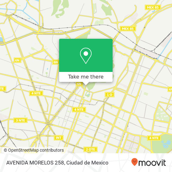 Mapa de AVENIDA MORELOS 258