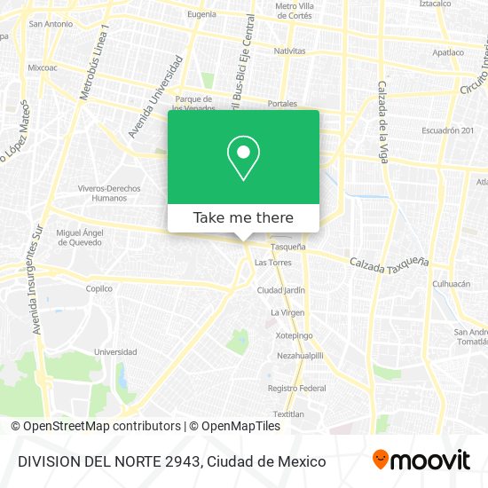 Mapa de DIVISION DEL NORTE   2943
