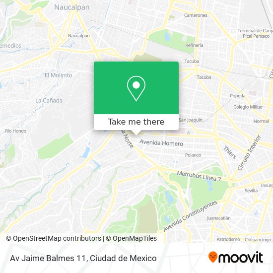 Av  Jaime Balmes 11 map