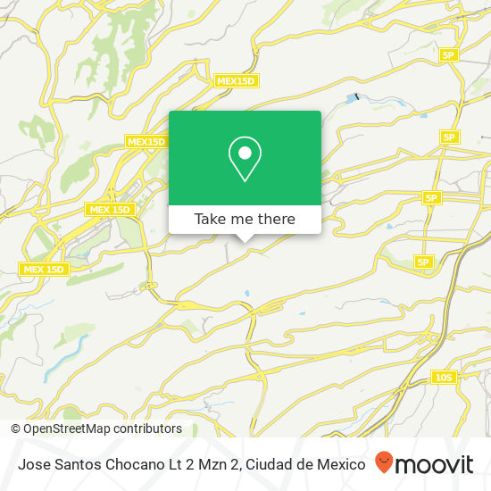 Jose Santos Chocano Lt 2 Mzn 2 map