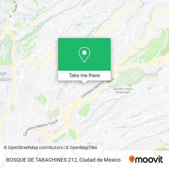 BOSQUE DE TABACHINES 212 map