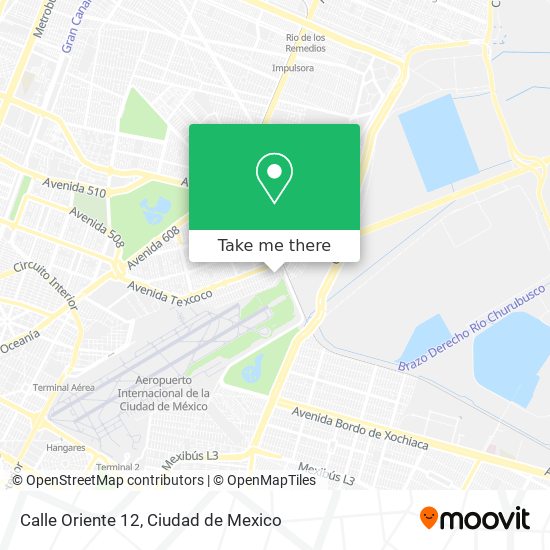 Calle Oriente 12 map