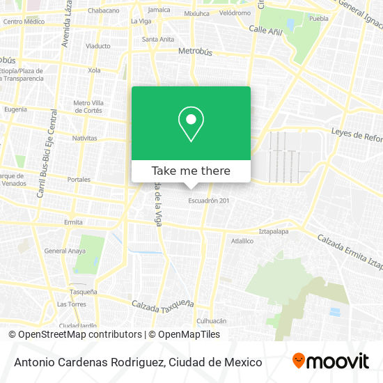 Antonio Cardenas Rodriguez map