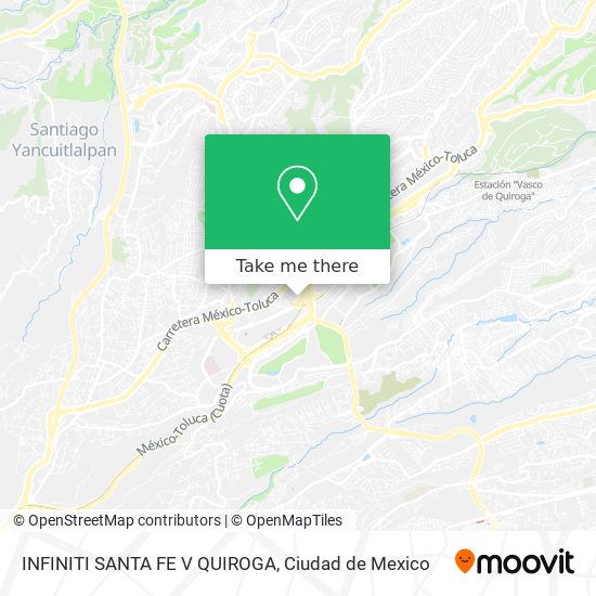 INFINITI SANTA FE  V  QUIROGA map