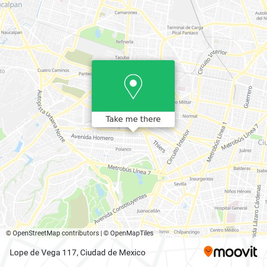 Mapa de Lope de Vega 117