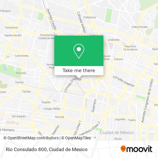 Rio Consulado 800 map